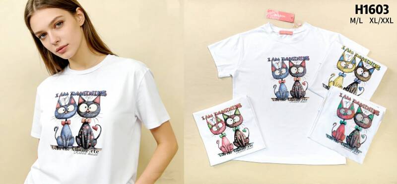 Bluzki damskie Roz M/L-XL-2XL, Mix Kolor Paczka 12 szt